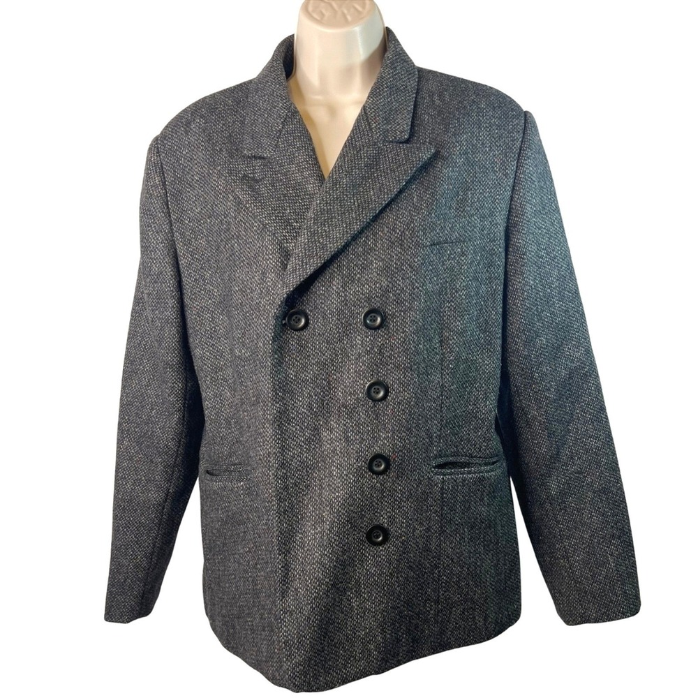 International Scene Coat VTG Merino Wool Classic Timeless Foundational Size 12